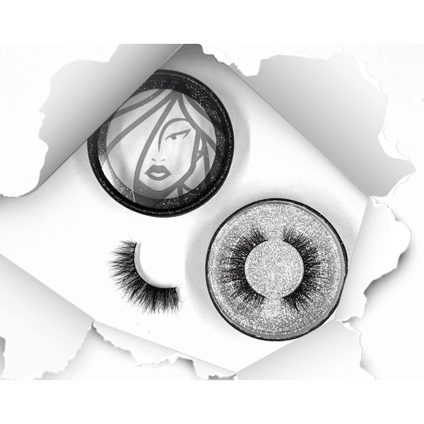 Christina Symone Cosplay Cosmetics 3D Mink Lashes, Reusable Strip Faux
