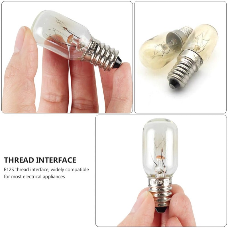 5Pcs Refrigerator Light Bulbs Friendly Freezer Fridge Lamp Bulbs for