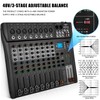 12 Channel Professional audio mixer,Audio Mixer,DJ Mixers with 48V Phantom