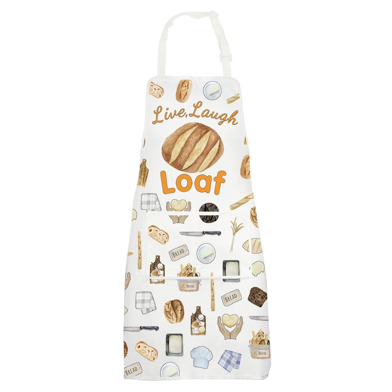 JNIAP Bread Baking Apron Bread Lover Gift Bread Baker Gift