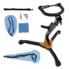 Alto Sax Stand Set Metal Holder Rack Saxophone Cleaning Kit