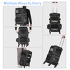 HOVONO Double-Compartment Pet Carrier Backpack with Wheels for Small Cats