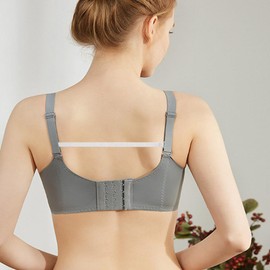 Thsinde Bra Strap Clips, 12 Bra Clips and Bra Straps Holder Women’s Black,White,Beige for Full Cup Size (Black, Beige, White,Transparent 19pcs)