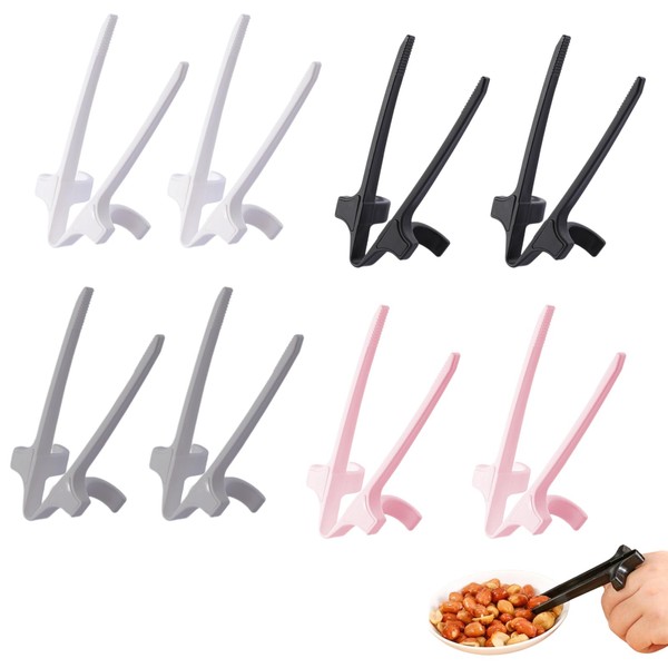 Acpetdr Finger Chopsticks 8 Pcs Auxiliary Gadgets Snack and Food