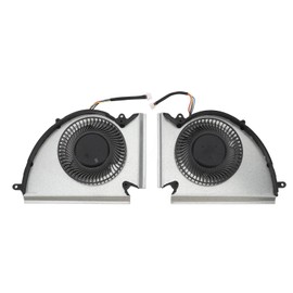 Laptop CPU GPU Cooling Fan for MSI GP76 GE76 WE76 MS 17K2 MS 17K3 CPU GPU Cooling Fan 4 Pin Notebook Fan Perfect Replacement Laptop Accessories (CPU GPU Fan)