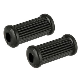 Renner Automotive Set - Kickstarter and Gear Lever Rubber Black Longitudinal Ribbed - for Simson SR4-1 Sparrow, SR4-2 Star, SR4-3 Sperber, SR4-4 Hawk, KR51 Schwalbe, KR50