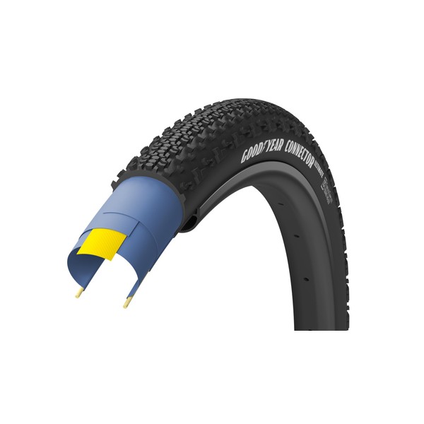 Goodyear Connector Tire, 700x40C, Folding, Tubeless Ready, Dynamic:A/T, Ultimate, 120TPI, Black