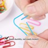 KHIRY Colourful Paper Clips, Pack of 500, Durable and Rustproof,