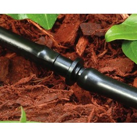 Rain Bird BC25/10PS Drip Irrigation Universal 1/4" Barbed Coupling Fitting, Fits All Sizes of 1/4" Drip Tubing, 10-Pack,Black