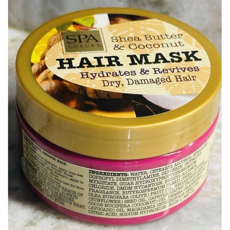 SPA Luxury Shea Butter & Coconut Hair Mask Hydrates/Reviv