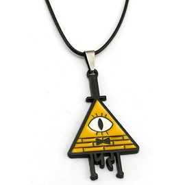 EC Trading Gravity Falls Bill Cipher Metal Pendant Necklace