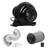 iPower 4 Inch 230 CFM Inline Ducting Ventilation Fan with