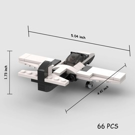 WW2 T-37 MOC Building Blocks,Army Battle Brick Mode, Blocks Building Sets Toys,Airplane Building Toys,war Planes, Toy Building Sets, Plane Kit for Kids 4-14(66PCS)