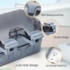 STARELO Outdoor Power Outlet with 10FT Extension Cord, IP66 Waterproof