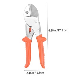 BESPORTBLE 1pc Garden Scissors Garden Tools Hedge Trimmer Shears Twigs Scissor Pruning Shears Clipper Cutter Pruning Scissors Bush Bypass Pruner Tool Pruner Tree Stainless Steel Orange