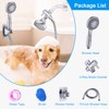 Dog Shower Attachment,Shower Head Sprayer Attachment with ON/OFF Shower Head,