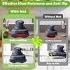 Air Fryer Trivets Silicone for Ninja Crispi, Pletpet Silicone Heat-Resistant