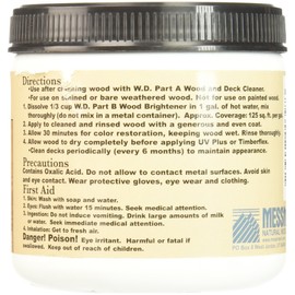 MESSMER'S WDB-1 Series 16OZPartB WD Brightener, 16 oz