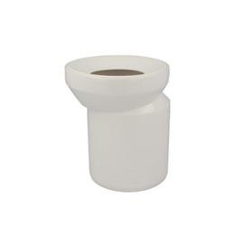 Sanit Toilet Eccentric Connector DN100 White