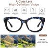 JiSoo Oversized Reading Glasses for Women Men 1.75, Stylish Designer
