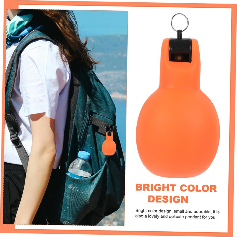 Kisangel Pack Camping Essentials Outdoor Survival Whistle Squeeze Whistle for