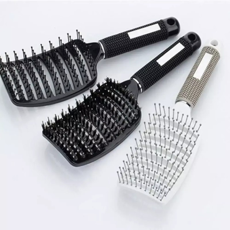 파마 곱슬머리빗 왕빗 곱슬머리브러 [검정] Perm Curly Hair Comb Large