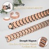 Vicmag Copper Magnetic Bracelet for Men, 3X Strength Magnets, Pure