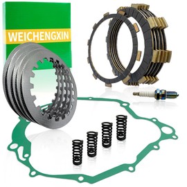 WEICHENGXIN Clutch Kit Heavy Duty Springs & Cover Gasket For TTR225 1999-2004 TTR230 2005-2023 XT225