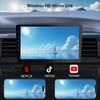 Wireless Double Din Car Stereo with Apple CarPlay/Android Auto,Carplay Screen