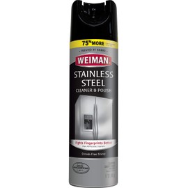 Weiman Stainless Steel Cleaner & Polish Aerosol, 17 Fluid Ounce