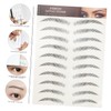 Outanaya Brows Makeup 12pcs Waterproof Brow Stickers Natural Look Travel