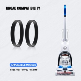 Vacuum Belt for Hoover Power Dash Pet Carpet Cleaner, Replace Part 440012733/440014074, Fit Models FH50700,FH50702,FH50710 (2 Pack)