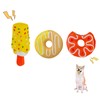 MIIXUER 3 Pack Dog Squeaky Toys Interactive Dog Toys for