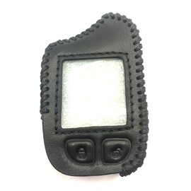 COEOPNC New RFX-2W901-SS 2 Way Remote Leather Casefor Parts Durable For Compustar Replacement Prime 901 Remote Leather case Key（Black）