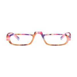 Peepers by PeeperSpecs Women's Fruit Stripe Gum Rectangle Reading Glasses, Ikat, 2.75