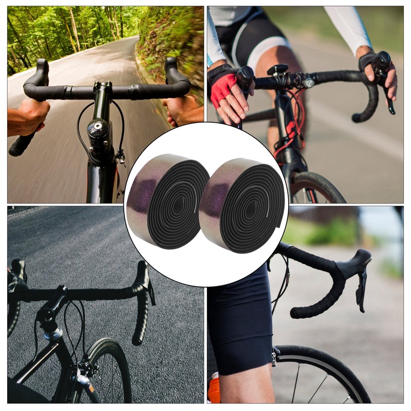 Cycling Handlebar Tape EVA PU AntiSlip Damping Breathable Road Bike