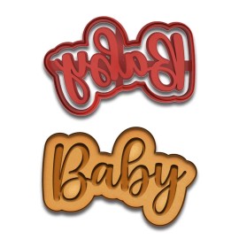 Mighty Gadget Newborn Baby Cookie Cutter - 4x2.51", Perfect for Baby Shower