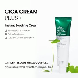 VT CICA CREAM PLUS 30ml  Crema Facial Calmante e Hidratante con Extracto de Centella Asitica, Beta-Glucano y Ceramidas para Piel Sensible             
