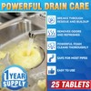 Garbage Disposal Cleaner and Deodorizer Tablets, 25 Pack Sink Cleaner