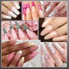 CHERIMOYA Formas de Uñas para Polygel,120 Pcs 12 Tamaños con