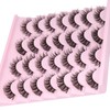 Russain Strip Lashes D Curl False Eyelashes Natural Look Wispy