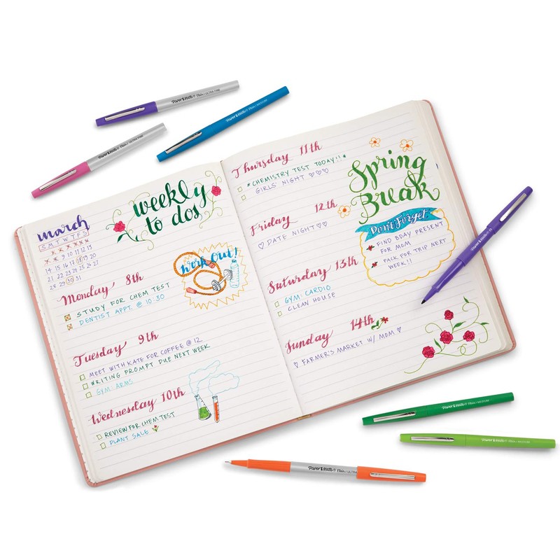 Paper Mate Flair Felt Tip Pens | Medium Point (0.7