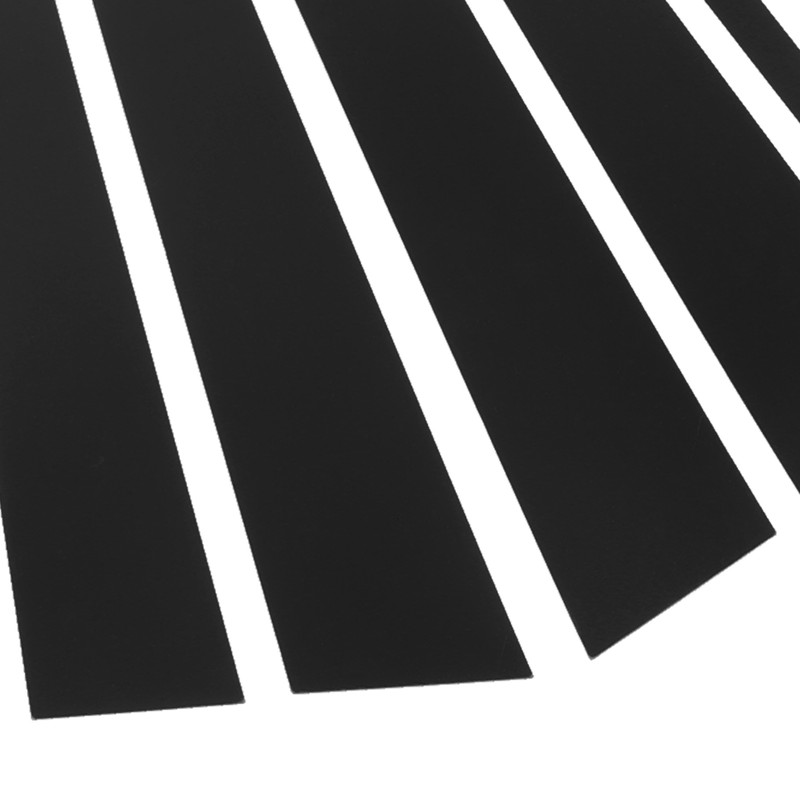 Side Pillar Post Trim 4D Style Glossy Black Replacement for