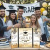 Graduation Decorations 2025 Black Gold Graduation Guest Book to Sign