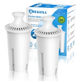 BREAUILL Water Filter Replacement NSF Certified Pitcher Water Filter for Brita Filter Replacement, Replacement for Brita® Water Filter, Pitchers and Dispensers, Classic OB03, Mavea® 107007, 2 Pack