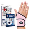 Doctor Developed Premium Wrist Support/Strap/Wrist Brace/Hand Support Doctor Written Handbookâ Wrist Injuries, Joint Disease, Sprains & More (Single)