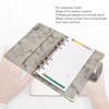 Budget Binder with Cash Envelopes PU Leather Marbling A6 Money