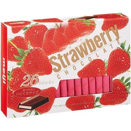 Cho-co-late Strawberry Cho-co-late 26pieces 4.3oz 2pcs Japanese Cho-co-late Ninjapo