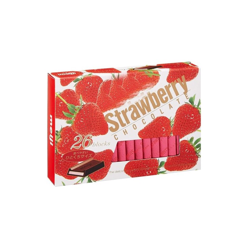 Cho-co-late Strawberry Cho-co-late 26pieces 4.3oz 2pcs Japanese Cho-co-late Ninjapo