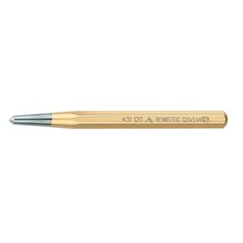 Rennsteig 433 150 0 DIN 7250 Octagonal Centre Punch, Gold/Silver, 150 x 12 mm